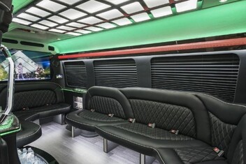 Clearwater Sprinter Party Bus Interior