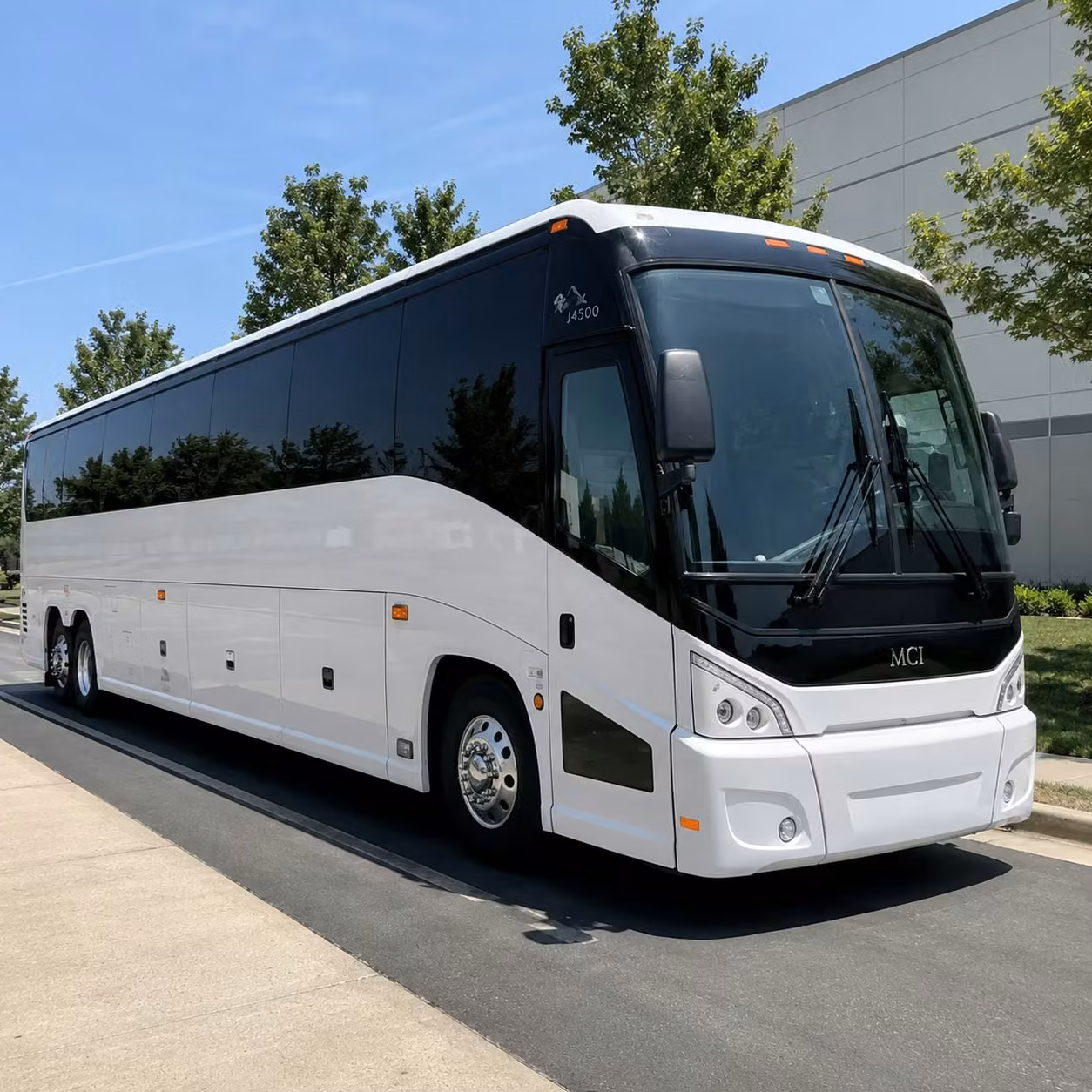 56 passenger charter bus